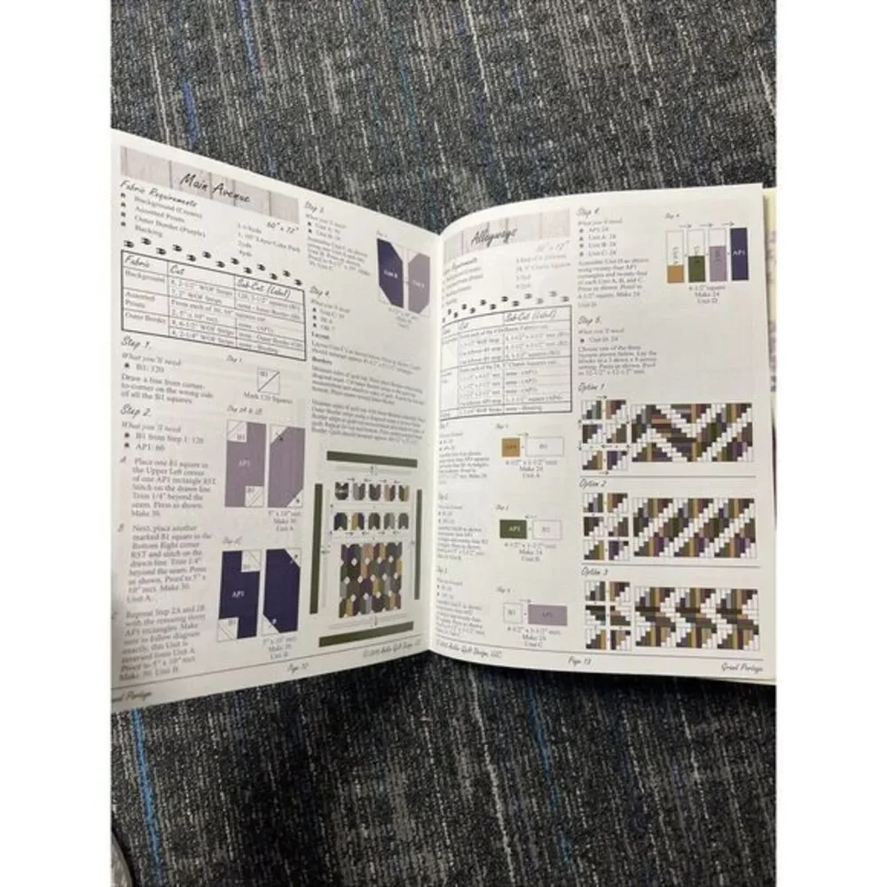 GRAND PORTAGE By Doug Leko ANTLER‎ QUILT DESIGN 2015 New Quilting Pattern Book